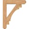 Ekena Millwork Merced Craftsman Smooth Bracket w/ Offset Brace, Western Red Cedar, 7 1/2"W x 34"D x 42"H BKT0806X34X42MRC04SWR - alternate 4